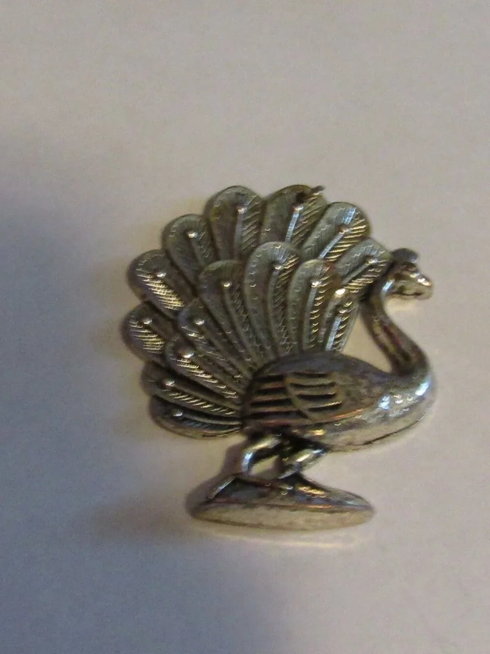 PEACOCK LOVERS LOT OF 3!  Standing Statue + 2 Pendants